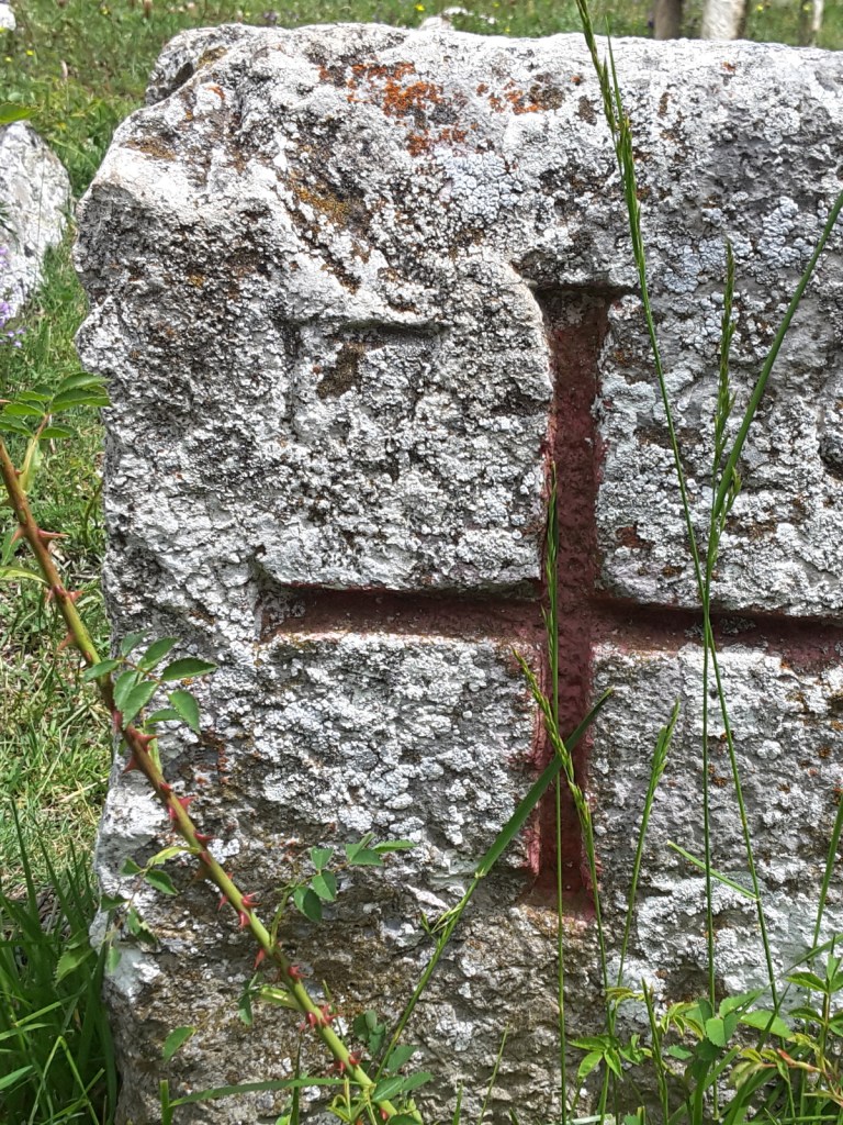 Cippo confinario settecentesco